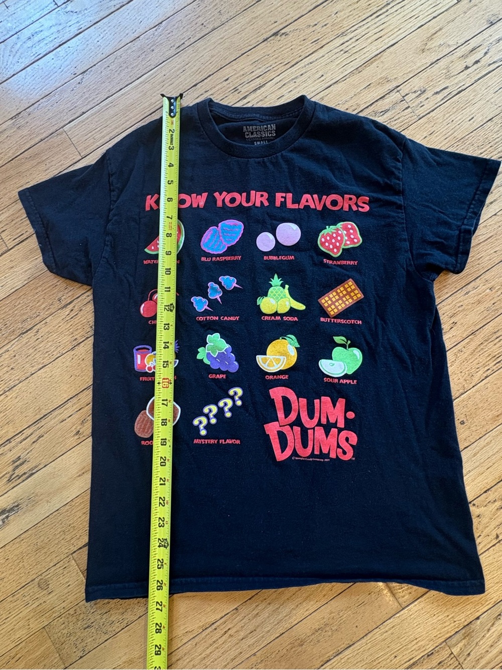 Dum-Dums 'Know Your Flavors' Graphic Tee - Black